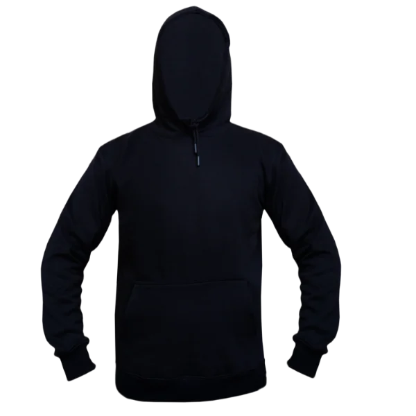 Rising from ashes black hoodie front
